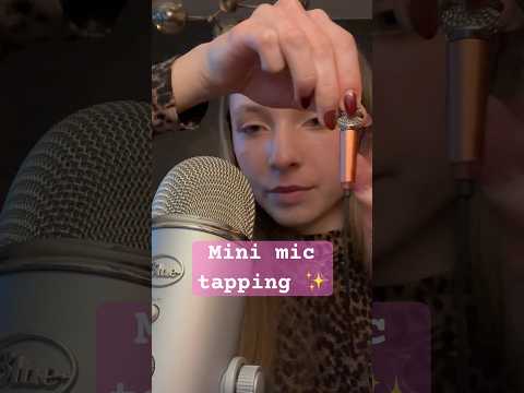 Tapping on mini mic 🎤 • ASMR •