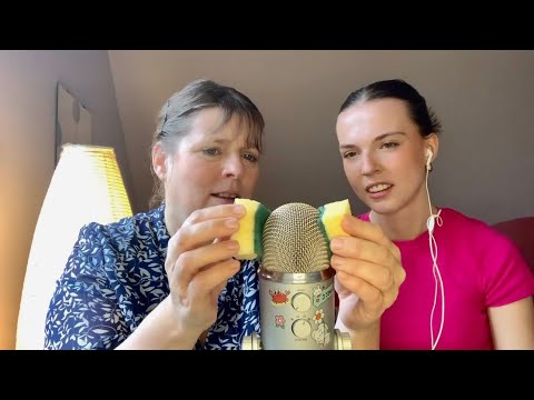 My mom tries asmr (she is really good)