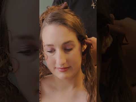 unintentional asmr - hair style on a real person