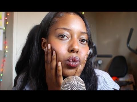 ASMR| Lip Smacking sounds + random chit chat