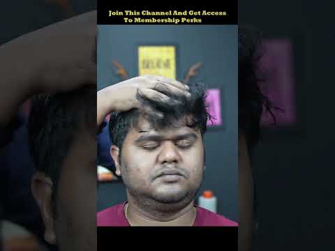 She Doing Black Stone Head Massage ASMR #shorts #homeasmrclinic #ladybarber