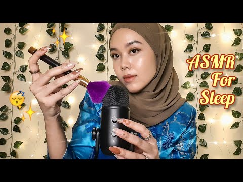 ASMR Random Trigger Assortment 😴 [Tapping, Mic Brushing, Page Turning, etc]