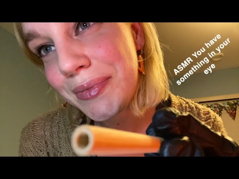 [ASMR] You have something in your eye (Gloves, Magnifying glass and more….)