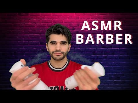 A Mystical Haircut and ASMR in the RAIN | ASMR Men's Hair Stylist RP and ASMR 💨💦 Sprays