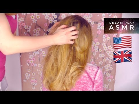 ★ASMR [english]★ 3k SPECIAL Relaxing Hair Brushing, Hairplay & Neck Massage | Dream Play ASMR