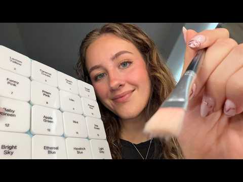 ASMR Doing Your Makeup with the Crunchiest Palette 🎨 Soft Brushes & Personal Attention