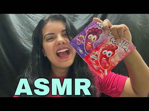 ASMR: PIRULITO que EXPLODE na LÍNGUA com SONS DE BOCA