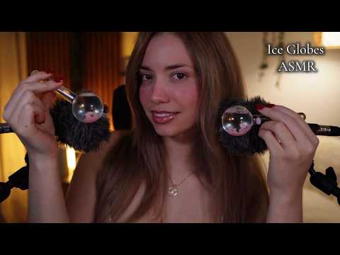 ASMR | Ice Globes with Echo 🌷 (no talking)