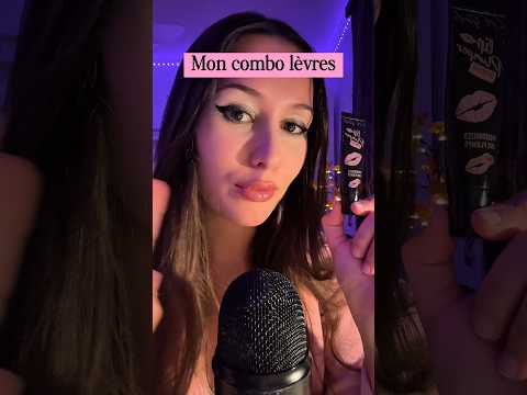 ASMR lip combo 👄 Debby lippencil 9 + LA girl lip plumper #asmr #lipcombo #tutomakeup #makeupasmr
