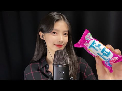 ASMR 맑고 잔잔한 보석 캔디 이팅사운드💎 (나비 반지, 사탕과 치아로 내는 연주)