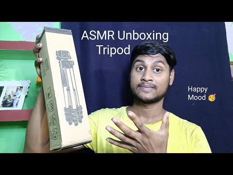 ASMR Unboxing My New Tripod  🥳