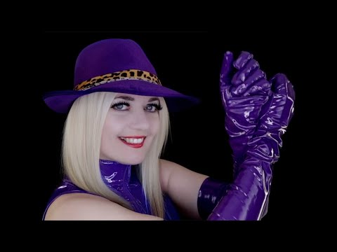 ASMR Ear to Ear Intense PVC Sounds - Red and Purple Outfits and Gloves - Immense Tingles! 