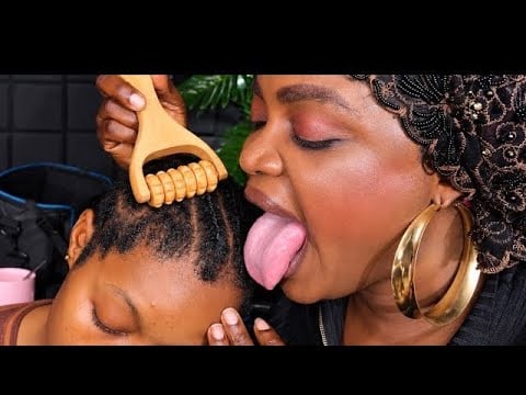 ASMR Fake Spit Painting, AGGRESSIVE Indian Head Massage, Deep Scalp Scratching for ultimate sleep 