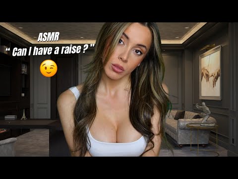 ASMR Flirty Girl Asks Boss for a Raise | soft spoken