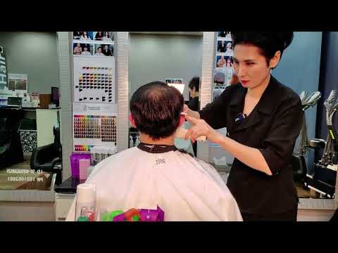 Korean Hair salon ASMR (visual and auditory activation) I hope you enjoy the long video!!