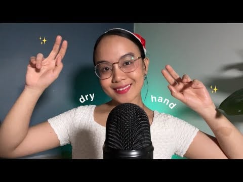 ASMR DRY HAND Sounds (palm scratching, fluttering)👏👌