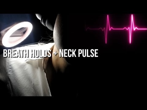 Darth Vader Breathing & Breath Holds + Incredible Visual Neck Pulse [ASMR]