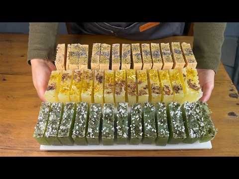 ASMR Cortando Sabonetes Artesanais E.ZEN *Muito Satisfatório* chuvinha pra acompanhar | Energia Zen