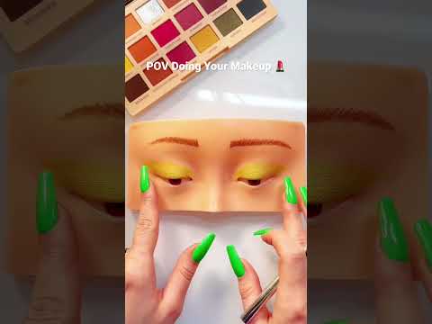 ASMR DOING YOUR MAKEUP ON A MANNEQUIN ❤️ #shorts #shortsfeed #shortsvideo #shortsviral #asmr