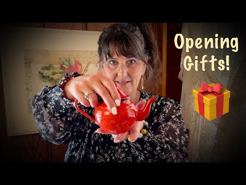 Opening Gifts from Subscribers! (Soft Spoken only) Unboxing of new & unusual gifts. ASMR