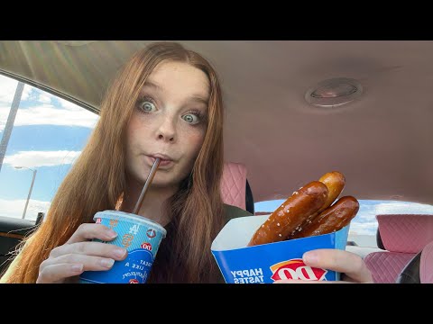 DAIRY QUEEN MUKBANG *come eat & chat with me ♡