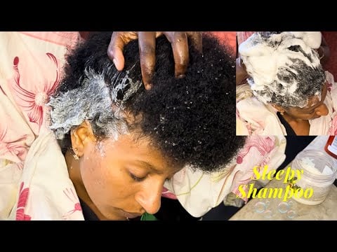ASMR Extremely Relaxing HAIR MASK & SHAMPOO 🫧