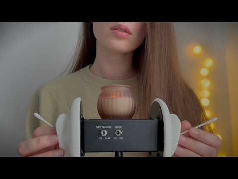 Ear Picking with Sticks | 3Dio ASMR (No Talking)