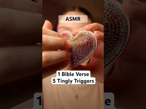 Christian ASMR to heal a broken heart 💔 #tingles #scripturemeditation