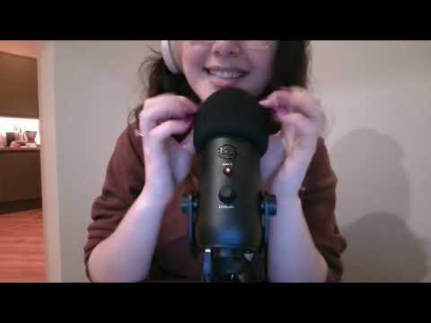 ASMR chaotic mic scratching & mouth sounds