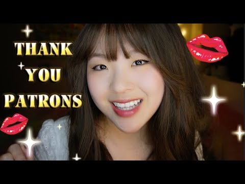 ASMR Tracing Trigger Words with Kisses 💕 April 2025 Thank You to My Patrons