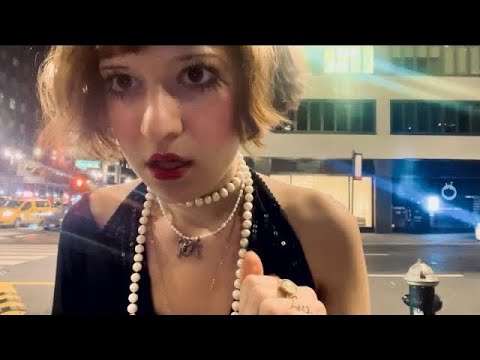 asmr ~ getting you ready for the club on the street (city sounds (kinda loud))