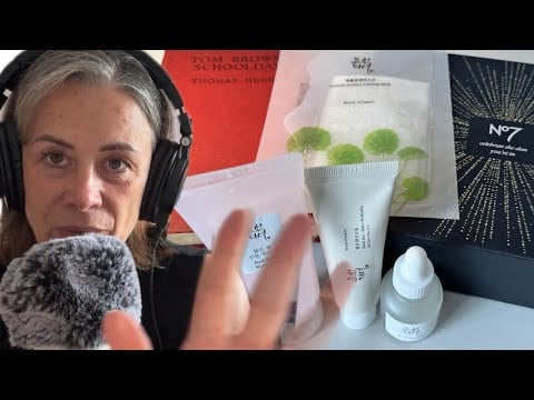Whispered ASMR: Old Books & Skincare 