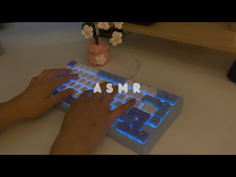 ASMR | lofi satisfying keyboard typing with rain 🌧️🎹  ~no talking / no mid-rolls ~