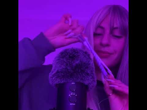 Yay or nay? #asmr #tingles #brush #fluffy #asmrtist #randomtriggers #relaxing #trigger #asmrchannel