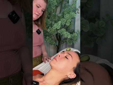 ASMR Facial 💚 #asmr #asmrfacial #asmrskincare #asmrpersonalcare