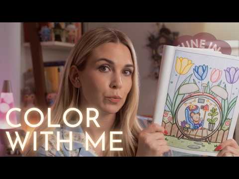 Relax With Me 🎨 Cozy Coloring Book + Soft Spoken ASMR