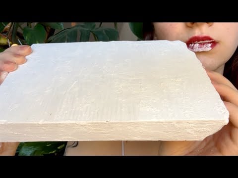 МЕЛОВАЯ ПЛИТКА☁️ Звонкий сухой хруст | Chalk tiles🔥 Dry crunch ASMR