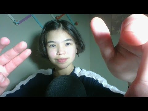 ASMR Fast and Aggressive Hand Movements w/ Tongue Clicking