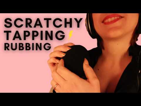 ASMR - Sassy twin gives you intense TINGLES with mic SCRATCHING, RUBBING, TAPPING | No talking