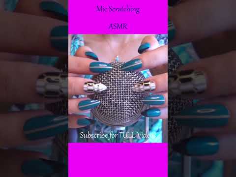 ASMR Mic Scratching without Cover ❤️ #asmr #shorts