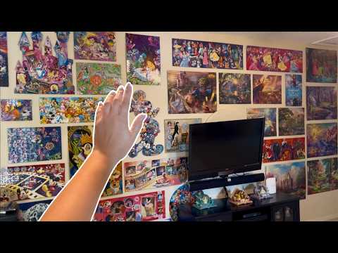 ASMR WITH MY DISNEY PUZZLE WALL