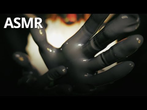 Whispers and Oiled Latex Gloves ASMR