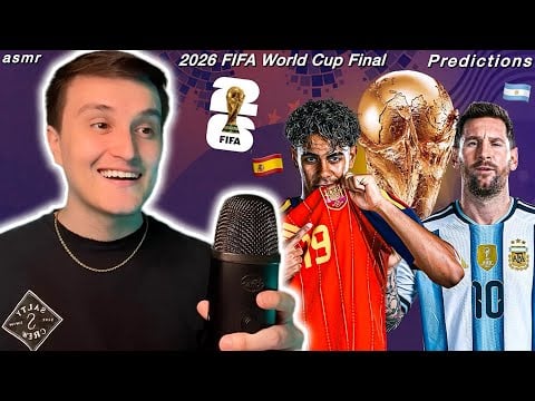 ASMR | 2026 FIFA World Cup Final Predictions ⚽️ (Spain vs Argentina) 