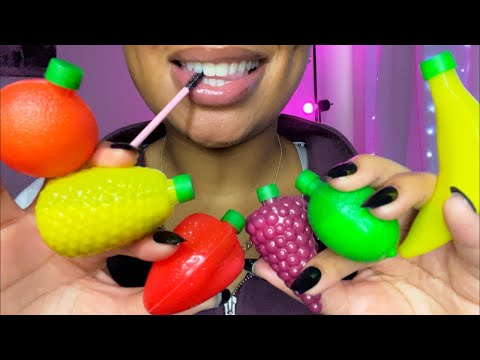 ASMR | Candy w/ Spoolie 🍌🍊🍍🍇 Tropy Fruits