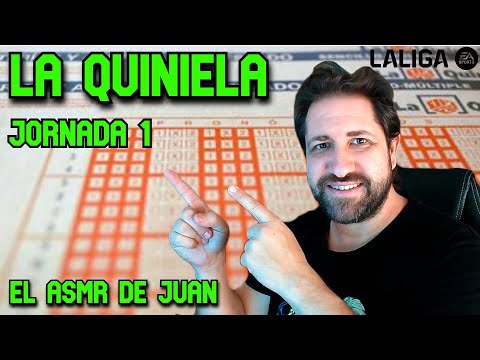 LA QUINIELA EN ASMR | JORNADA 1 DE LA LIGA EA SPORT