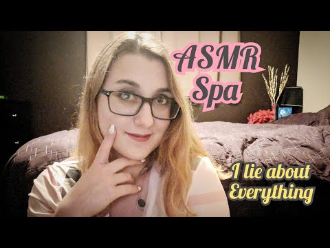 ASMR Spa Roleplay BUT I Lie to You About Everything (wrong props)