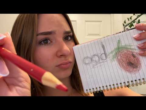ASMR Mean Girl Draws on you in class (while theres a substitute)