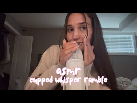 asmr - the most relaxing CUPPED whisper ramble  
