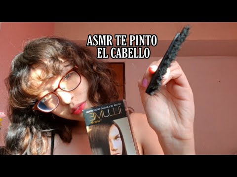 ASMR ROLEPLAY: TE PINTO EL CABELLO RÁPIDO Y AGRESIVO