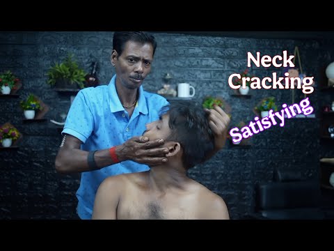 Barber's Headache Vanisher: Temple Massage, Scalp Rub & Neck Crack ASMR #tapping #scratching